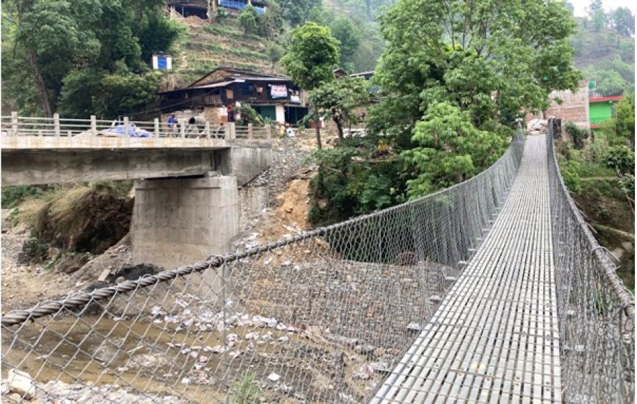 बागलुङका एक सय बढी झोलुङ्गे पुल प्रयोगविहीन